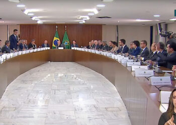 Wanderlei Barbosa participou da reunião com o presidente da República, Luiz Inácio Lula da Silva, e os demais 26 governadores, em Brasília-DF (Foto: Divulgação TV Brasil)
