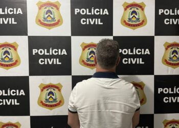 Homem foi preso em cumprimento a mandado de prisão, expedido pela Justiça do Distrito Federal -Foto: (DICOM SSP TO)
