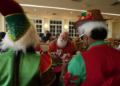 Papai Noel planeja atividades e surpresas mágicas para Costa do Sauípe e Rio Quente Resorts com seus ajudantes–- Foto: (Divulgação/Aviva)